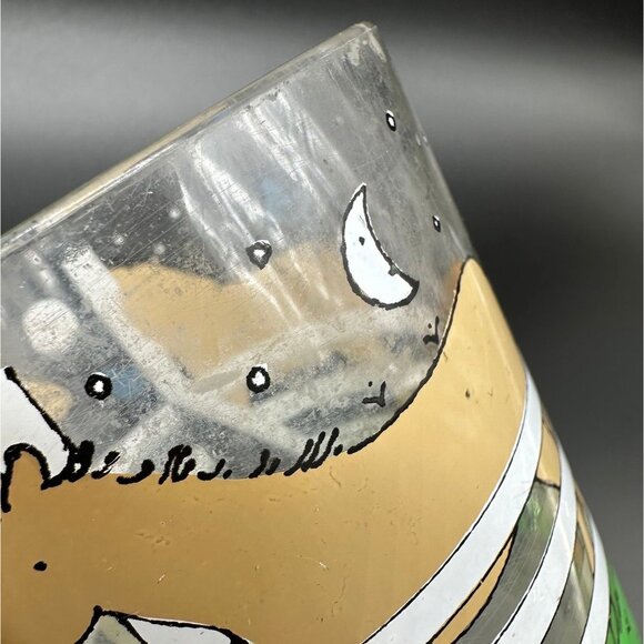 Vintage Tumblers HJ Stotter Cups Lucite Acrylic Horses Birds Kitschy USA 1970s - Picture 7 of 10